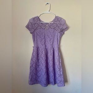 Cute purple lace dress